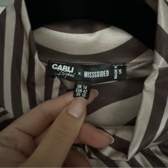 MISSGUIDED X CARLI BYBEL MINI DRESS - Picture 2 of 2